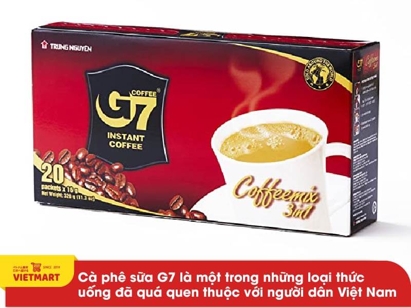 Cà phê sữa G7 chính hãng tại Nhật - Vietmart chợ Việt ở Nhật