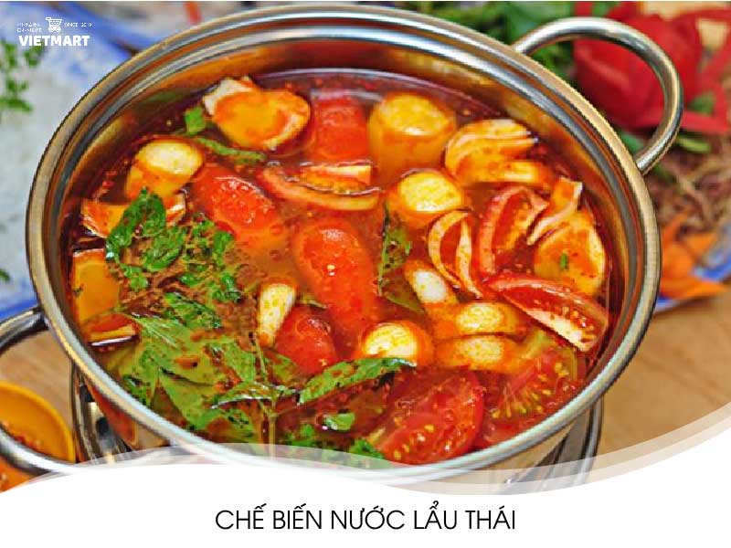 Cách nấu nướng lẩu Thái kể từ gói phụ gia lẩu Thái Aji-Quick - Vietmart - Chợ nước Việt Nam bên trên Nhật Bản