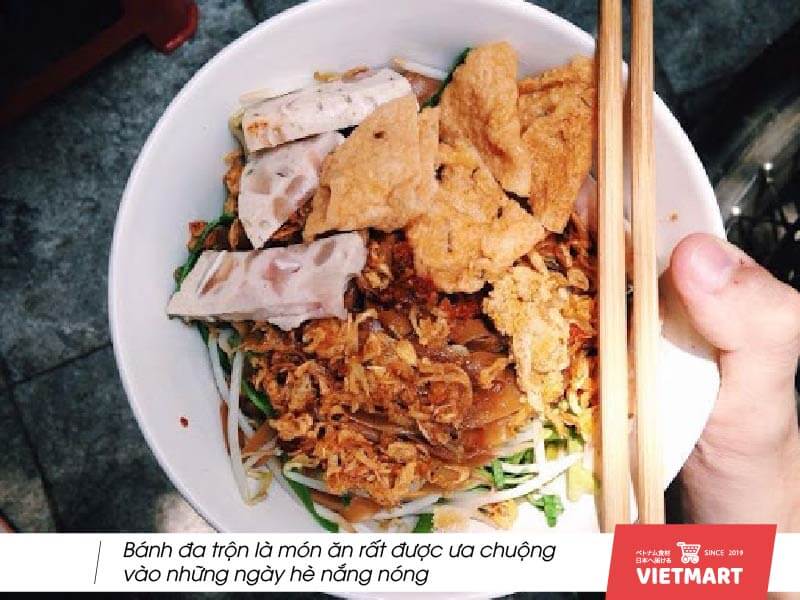 Cách làm món bánh đa trộn thanh mát đổi vị ngày hè từ Bánh đa khô Vifon - Vietmart ẩm thực - chợ Việt tại Nhật