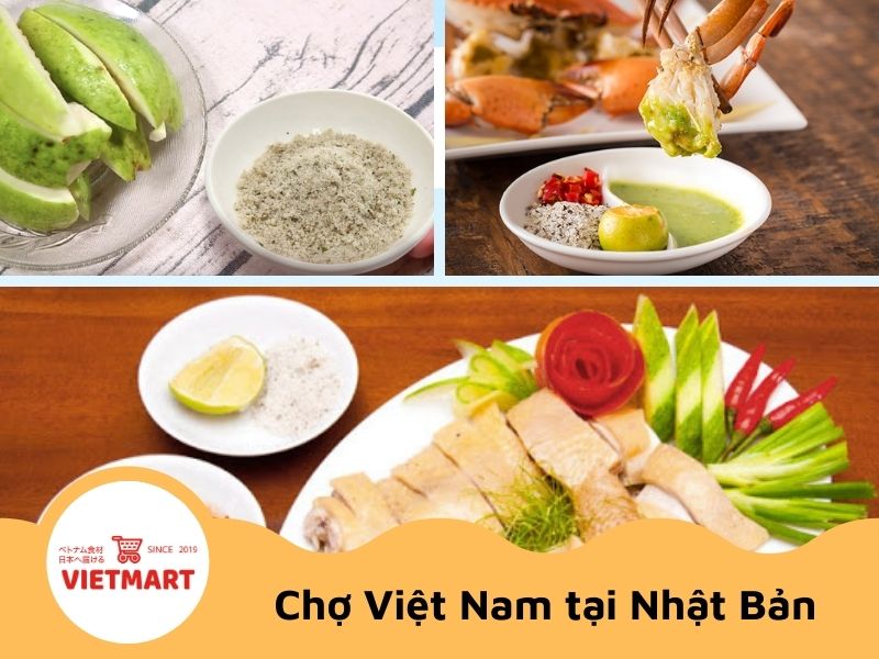 Muối tiêu chanh tiện lợi - Vietmart - chuyên gia vị Việt Nam tại Nhật Bản