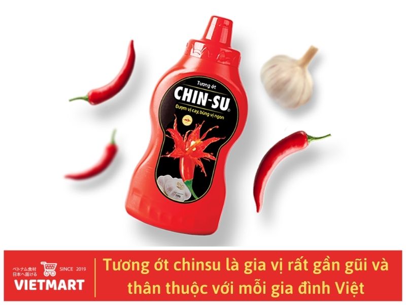 Tương ớt Chinsu là một trong những gia vị Việt Nam không thể thiếu trong mỗi căn bếp Việt - Vietmart - Chợ Việt Nam tại Nhật Bản