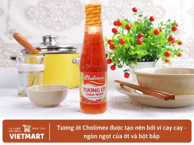 Tương ớt chua ngọt Cholimex (250ml) - Vietmart - Chợ Việt Nam tại Nhật Bản