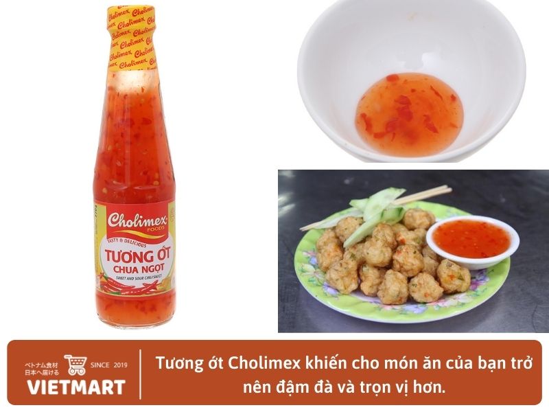 Tương ớt chua ngọt Cholimex (250ml) - Vietmart - Chợ Việt Nam tại Nhật Bản