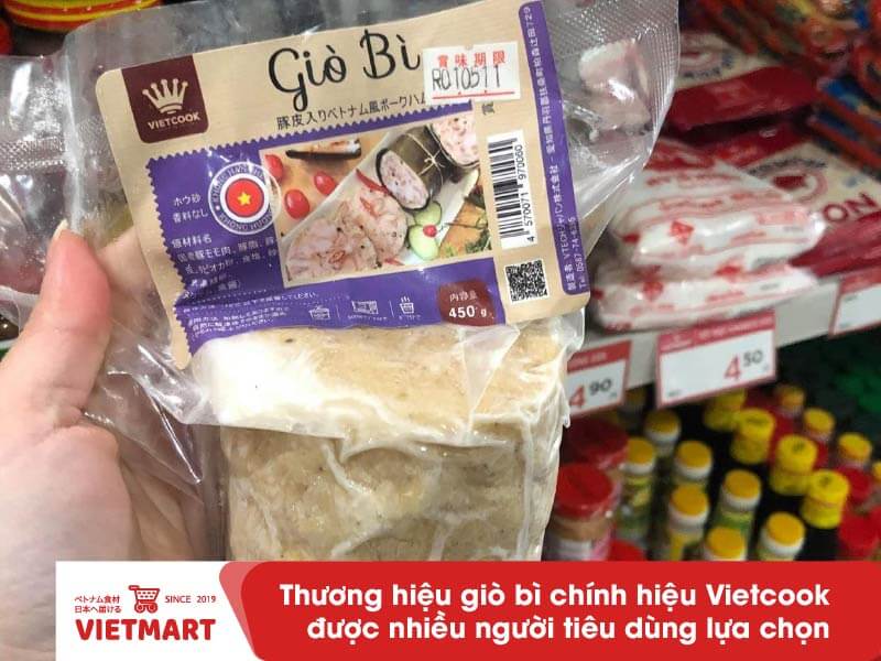 Giò bì Vietcook - Hàng Việt sản xuất tại Nhật - Vietmart - Chợ Việt Nam tại Nhật Bản