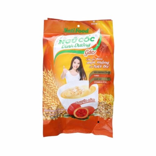 Ngũ cốc dinh dưỡng Nutifood vị gấc túi 500g ở Nhật｜Vietmart