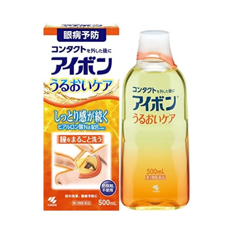 Nước rửa mắt EyeBon Orange Moisture Care (アイボン うるおいケア)