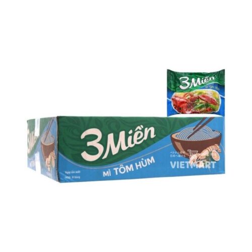 Mì 3 Miền vị tôm hùm 2X (thùng 30 gói)